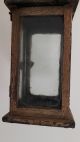 Important Antique Barn Lantern - Painted - Early Lighting - 1850 Primitives photo 4