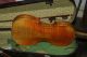 Old Antique Vintage Violin With Case And A Bow String photo 4