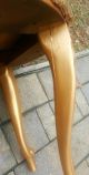 Vtg.  French Provincial Hollywood Regency Louis Xi Swivel Wood Vanity Chair Seat Post-1950 photo 10