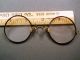 Antique Shur - On Pince Nez Hard - Bridge Eyeglasses,  Gf Bridgechain - Earhook & Case Optical photo 6
