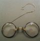 Antique Shur - On Pince Nez Hard - Bridge Eyeglasses,  Gf Bridgechain - Earhook & Case Optical photo 8