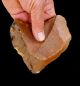 398 Gram Acheulean Flint Hand Scraper Axe Neanderthal Paleolithic Tool Neolithic & Paleolithic photo 2