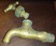 Salvage Solid Brass Fisher Spigot Indoor/outdoor Faucet Vintage Steampunk Garden Plumbing photo 3
