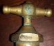 Salvage Solid Brass Fisher Spigot Indoor/outdoor Faucet Vintage Steampunk Garden Plumbing photo 4