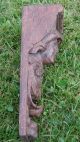 17thc Oak Carved Medieval Male Peasant Corbel C.  1690 ' S Other Antique Woodenware photo 8