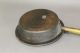 A Very Fine 18th C Brass Bedwarmer With An Engraved Lid Painted Handle Primitives photo 9