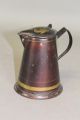19th C Tin Toleware Cream Pitcher In Japanned And Painted Surface Primitives photo 2