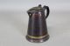 19th C Tin Toleware Cream Pitcher In Japanned And Painted Surface Primitives photo 4