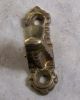 1 Ornate Brass Ice Box Refrigerator Either Side Door Catch Keeper Hardware K Ice Boxes photo 3