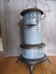 Vintage Perfection 630 Smokeless Oil Kerosene Heater Blue Porcelain Usa Stoves photo 5