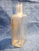 Dug Antique Collectible 1860s Glass Bottle Burnett ' S Boston Medicine Or Extract Hearth Ware photo 3