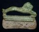 Roman Ancient Fire Striker - Bronze Handle - Lion Statuette Circa 200 - 300 Ad Other Antiquities photo 2