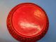 Vintage Chinese Cinnabar Lacquered Plate Other Asian Antiques photo 5