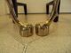 Virginia Metalcrafters 1006 Philadelphia 18thc Polished Brass Andirons /nrnw Hearth Ware photo 3