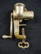 Antique Cast Iron Miniature Food / Meat Grinder : Stamped - Ac Made In Usa Meat Grinders photo 1