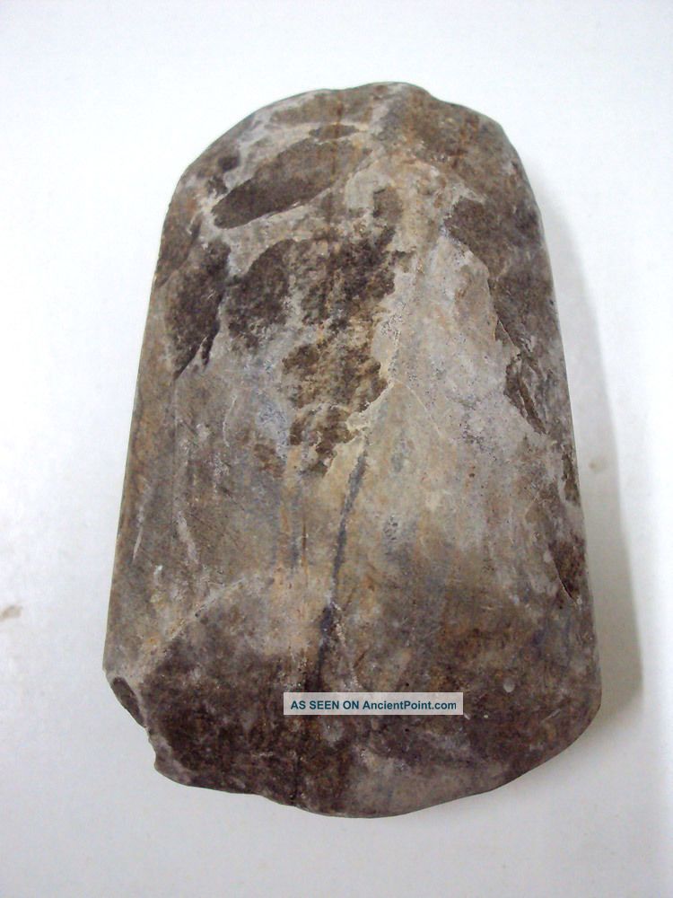 Ancient Stone Axe Neolithic Flintstone Age Artifact Tool Primitive Prehistoric Neolithic & Paleolithic photo