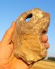 670 Gram Acheulean Flint Stone Semi Tool,  Tool Left Unfinished,  Hanging Handle Neolithic & Paleolithic photo 3
