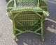 Green Wicker Garden Arm Chair Circa 1930 ' S 1900-1950 photo 7