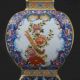 Chinese Cloisonne Handwork Paint Flowers & Birds Porcelain Vase W Yongzheng Mark Vases photo 2