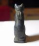 Zurqieh - Af1782 - Ancient Egypt,  Kingdom Lapis Cat Amulet.  1400 B.  C Egyptian photo 2
