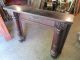 Beefy Antique Carved Oak Fireplace Mantel 65 X 51 Architectural Salvage Fireplaces & Mantels photo 7