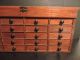 Antique 1900 Watchmakers 20 Drawer Chest Jeweler Lift Top Jewelry Fly Cabinet 1900-1950 photo 3
