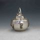 Chinese Silver Copper Hand Carved Dragon Mouthteapot&frog Cover X0265 Teapots photo 1