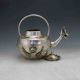 Chinese Silver Copper Hand Carved Dragon Mouthteapot&frog Cover X0265 Teapots photo 4