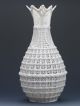Chinese Porcelain Hand - Carved Hollowed Art White Vase Vases photo 4