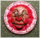 Whimsical Googly Eyed Funny Clown W Bee On His Big Red Nose Studio Button Buttons photo 2