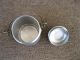 Antique Milk Can Primitive Walker Ware Aluminum 1 Qt Dairy Cream Pail Bail Handl Primitives photo 2