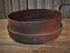 Antique Primitive Early Round Bent Wood Coal Sifter Sieve Tool Aafa Primitives photo 5