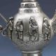 Tibetan Silver Hand - Carved Eight Immortalsteapot W Ming Xuan De Gd6966 Teapots photo 4