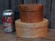 2 Vintage Signed Shaker Oval Wood Box Stacked Pantry Birdseye Maple A, Primitives photo 8