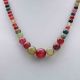Chinese Natural Jade Handwork Beads Necklace G845 Necklaces & Pendants photo 1