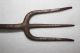 Primitive Long Meat Fleshing Fork Tinned Cast Iron Kitchen Tool Hearth Utensil Hearth Ware photo 1