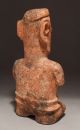 A Large Pre - Columbian Nayarit Seated Figure Of A Ballplayer,  Circa 100 Bc - Ad 250 The Americas photo 5