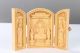 Decorated 100 Boxwood Highly Difficulty Carved Buddhism Statue Folding Box H704 Boxes photo 2