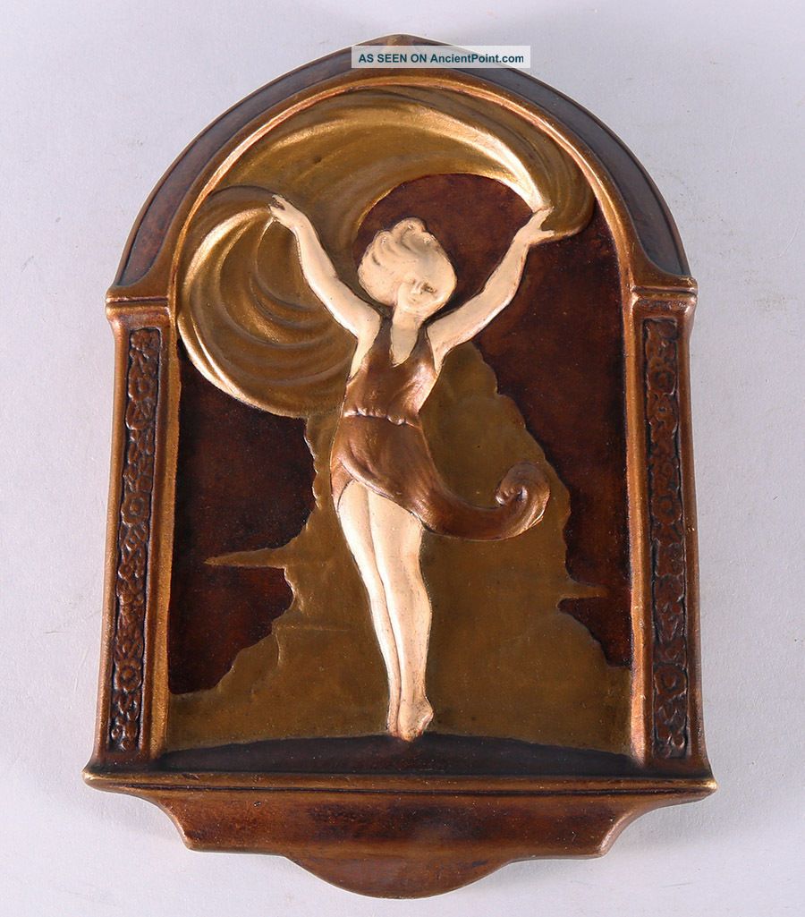 Art Deco Follies Girl Scarf Dancer Decorative Wall Plaque 1930s Pin - Up Girl Form Art Deco photo