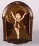 Art Deco Follies Girl Scarf Dancer Decorative Wall Plaque 1930s Pin - Up Girl Form Art Deco photo 3