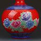 Chinese Color Porcelain Hand - Painted Peony Vase W Qianlong Mark Gd6316 Vases photo 1
