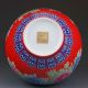 Chinese Color Porcelain Hand - Painted Peony Vase W Qianlong Mark Gd6316 Vases photo 6