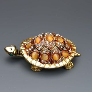 Chinese Cloisonne Hand - Carved Longevity Turtle Statues photo