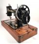 Singer Model 28 Hand Crank Sewing Machine W Bentwood Case Victorian Decals 1918 See more Singer 20u Mechanical Sewing Machine photo 4