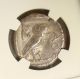 440 - 404 Bc Attica,  Athens Athena / Owl Ancient Greek Silver Tetradrachm Ngc Au Greek photo 1