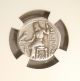 323 - 317 Bc Philip Iii Heracles/zeus Ancient Greek Silver Drachm Ngc Vf 5/5 4/5 Greek photo 1
