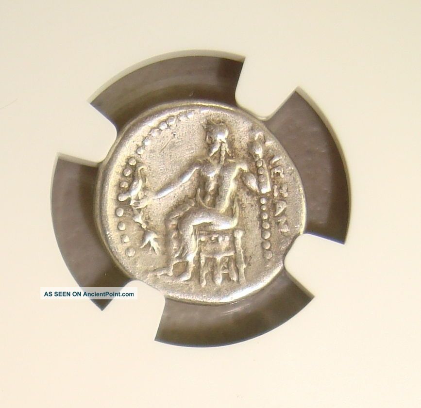 336 - 323 Bc Alexander Iii The Great Ancient Greek Silver Drachm Ngc Vf Greek photo