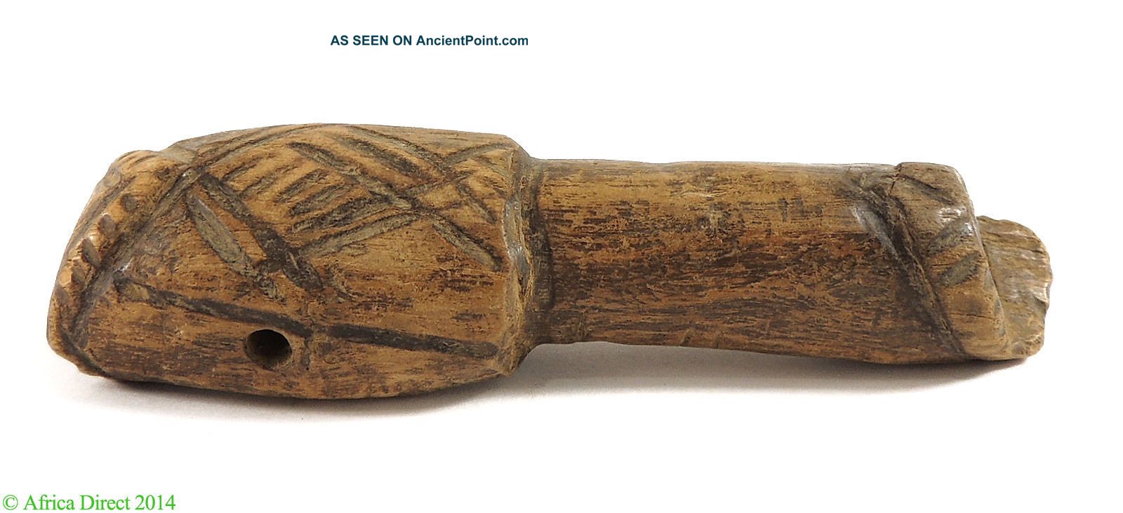 Lobi Carved Flute Whistle Burkina Faso African Art Other African Antiques photo