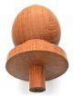Brazilian Cherry Solid Wood Staircase Finial Newel Post Cap Finials photo 2