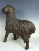 Carved Wood Sheep Papermache Mold/sculpture Primitives photo 2